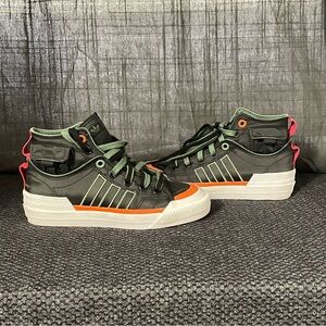 Adidas Nizza High DL 'Black Green Oxide'; Fits Women Size 6